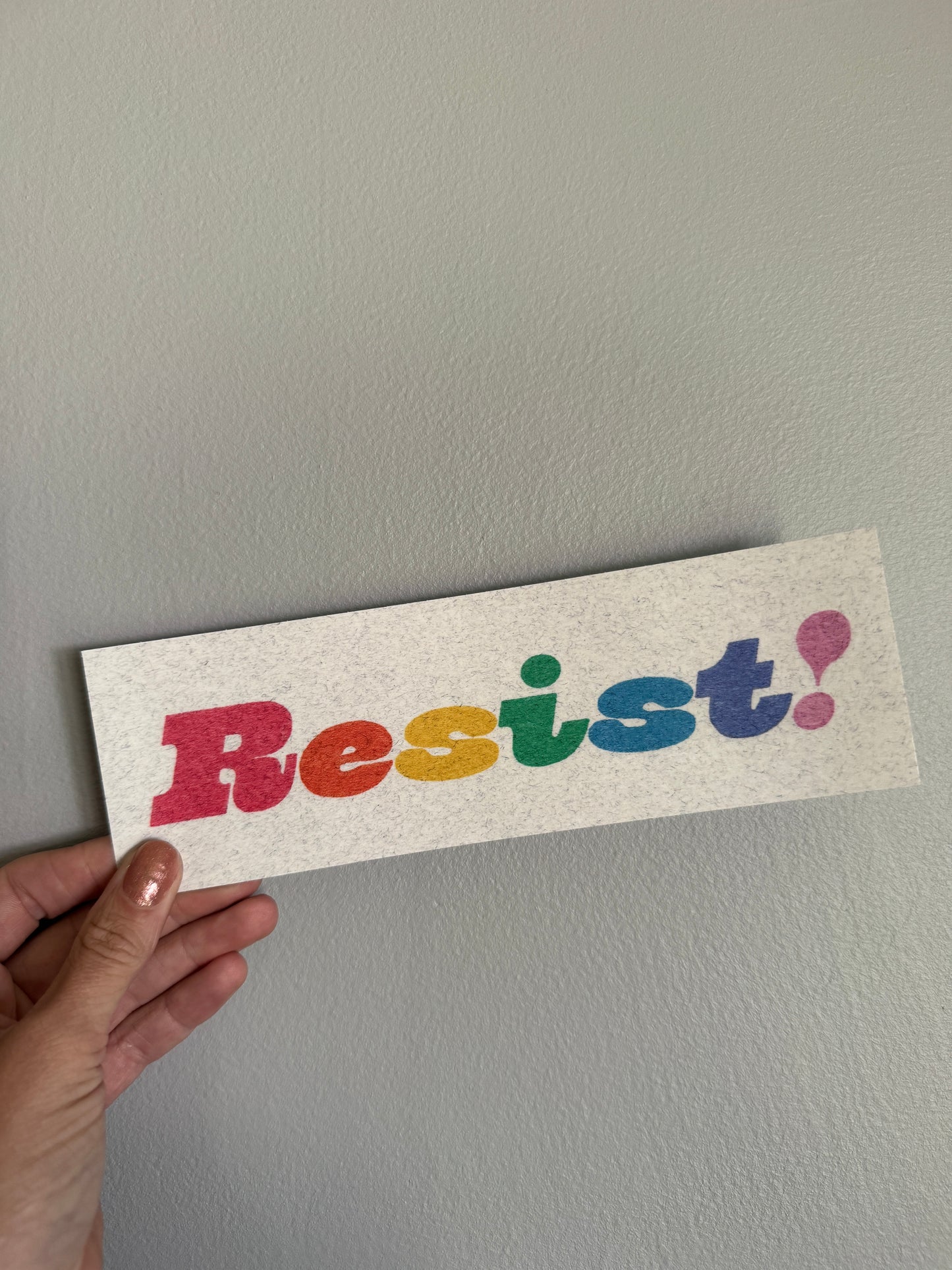 Resist Bumper Sticker