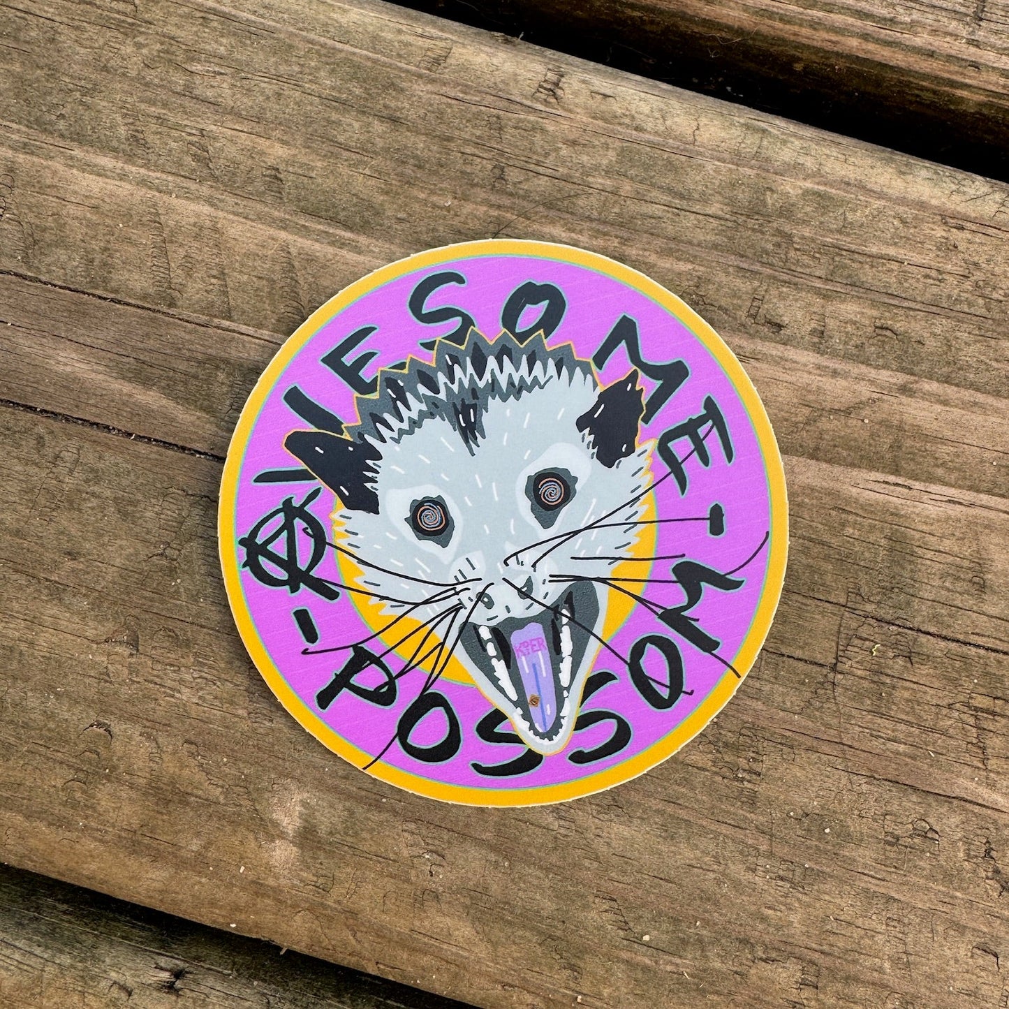 Awesome Possum Sticker