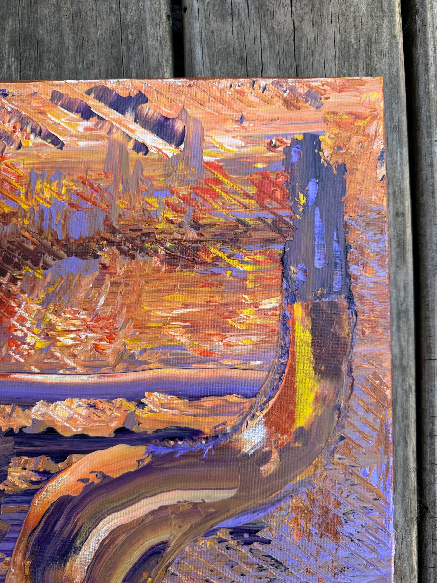 Untitled (Orange & Purple)