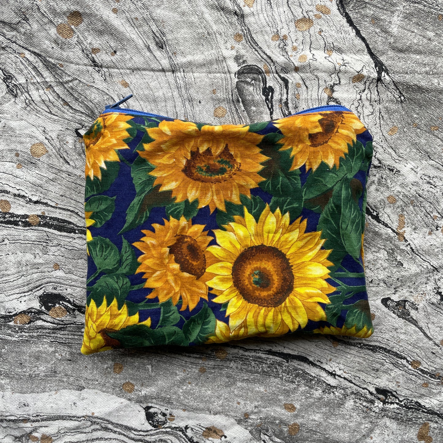 Zipper Pouch - Sunflowers