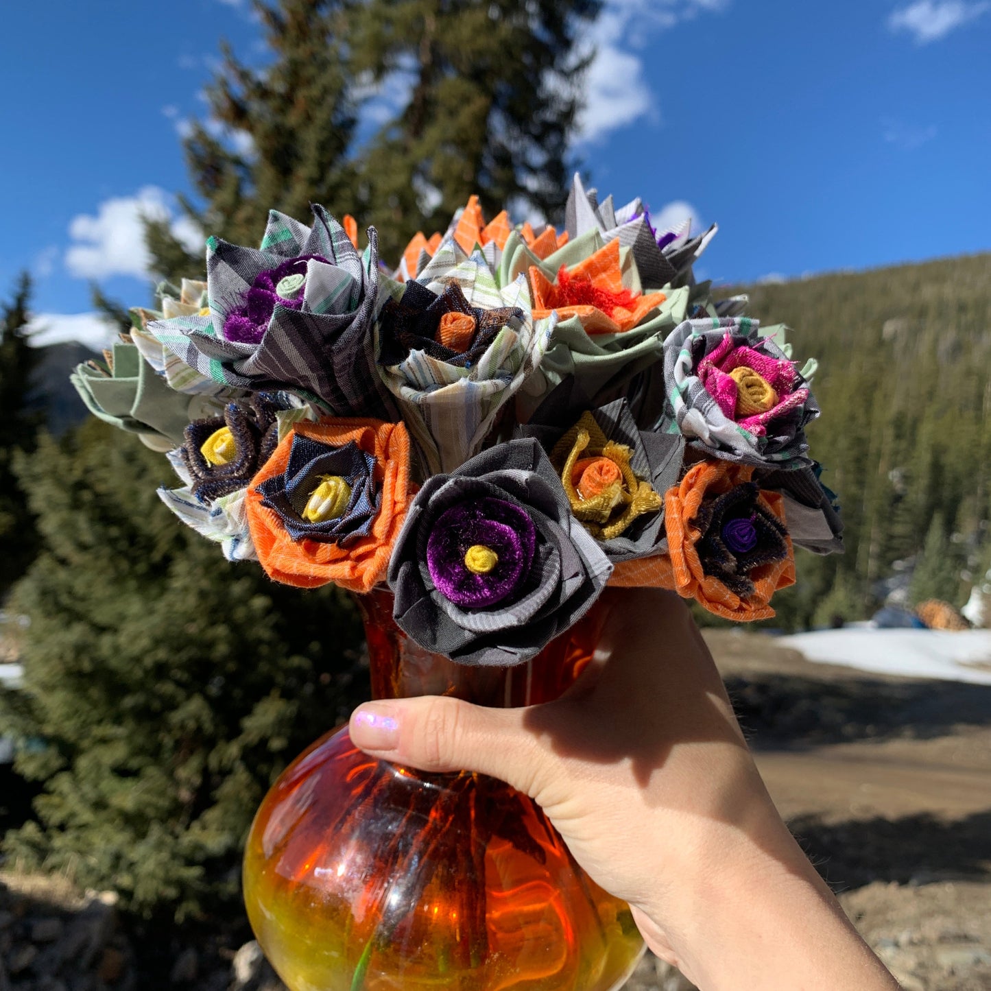 Custom Fabric Bouquet