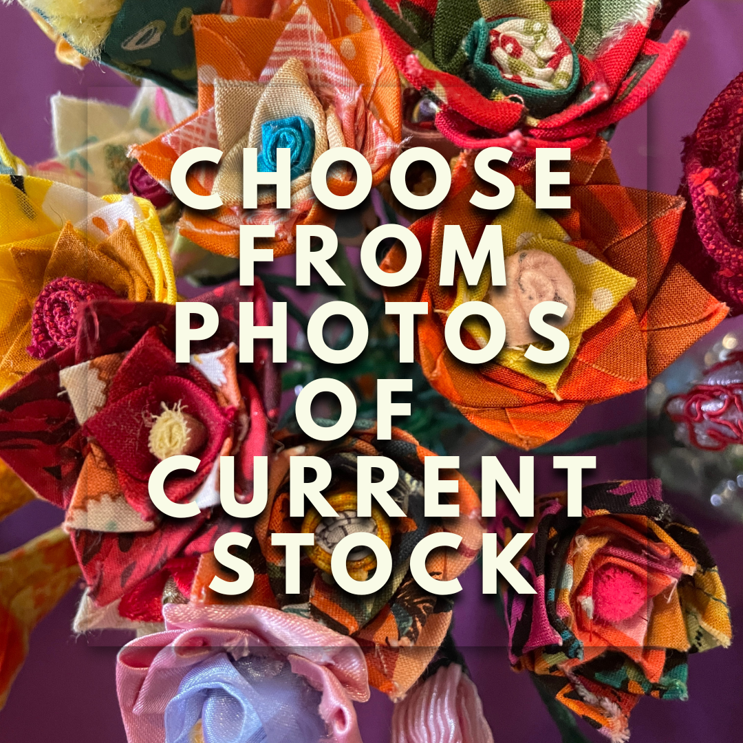 Graphic reading "Choose from photos of current stock"