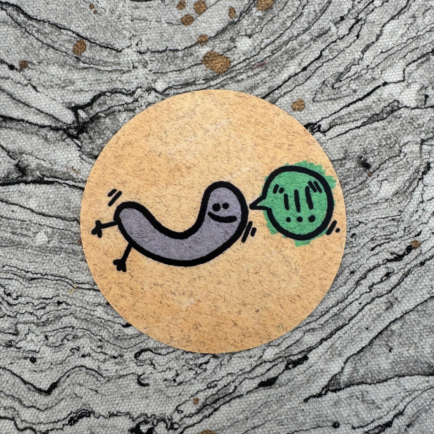 Excitable Wiggly Joe Sticker