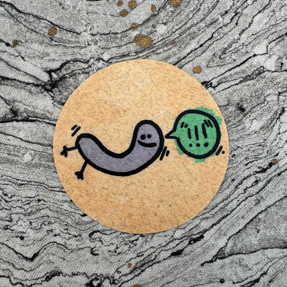 Excitable Wiggly Joe Sticker