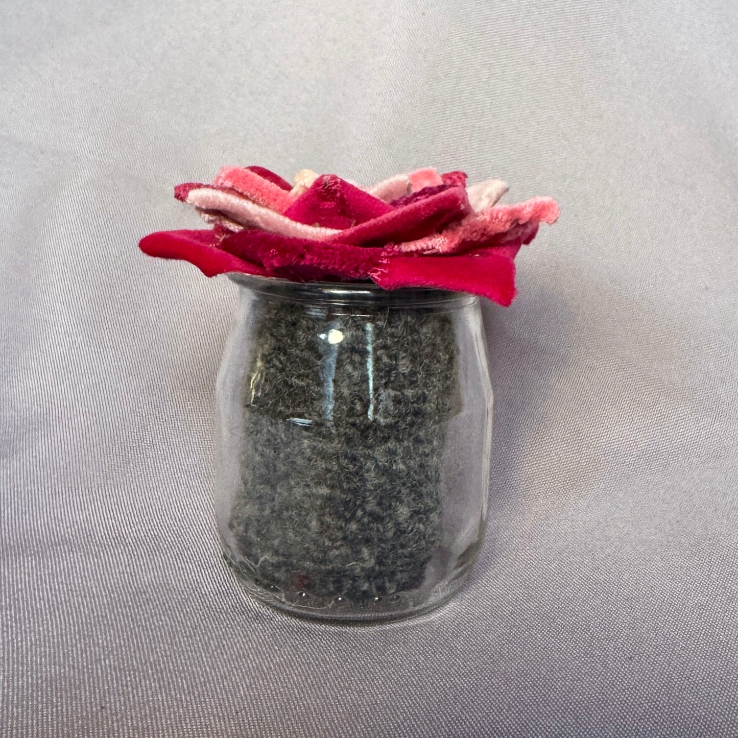 Pink Plant - Glass Jar