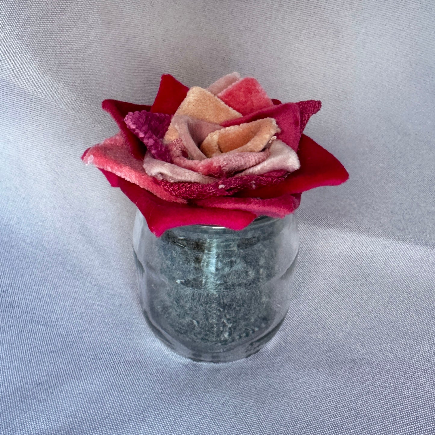 Pink Plant - Glass Jar