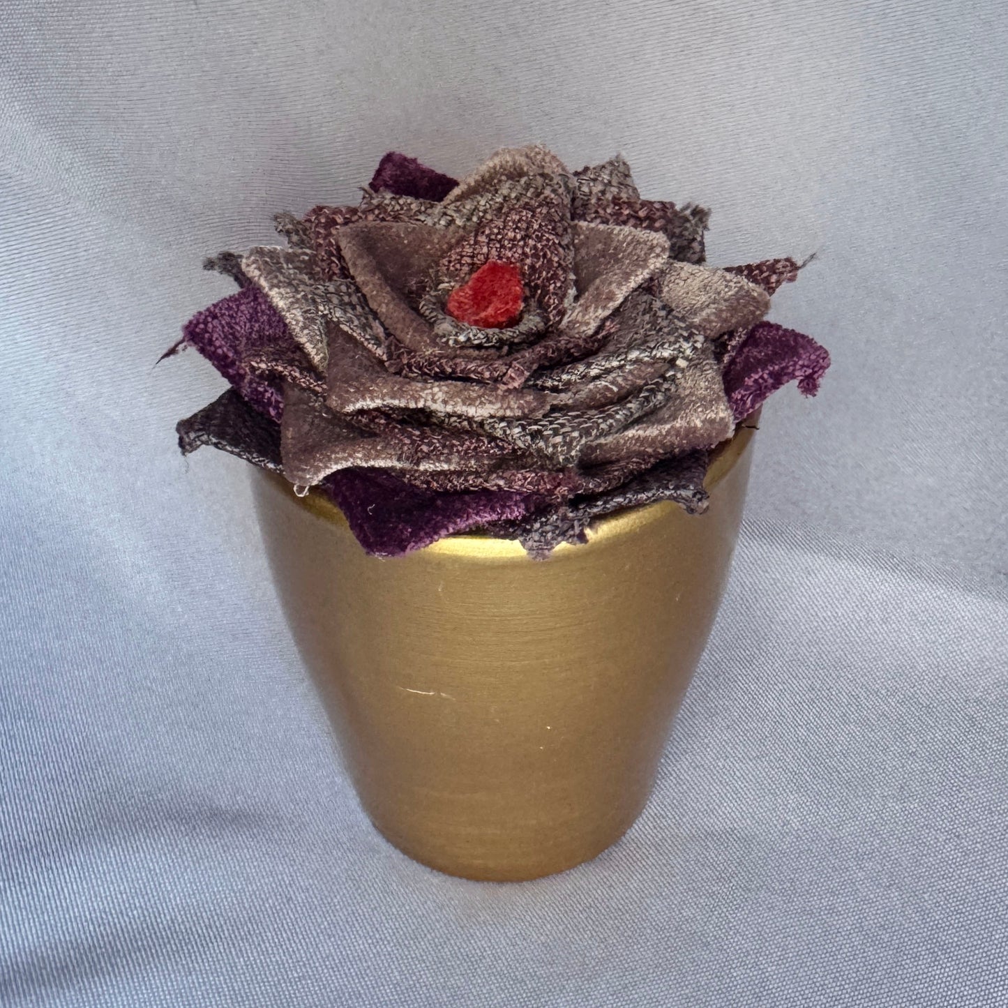 Purple Plant - Gold Pot