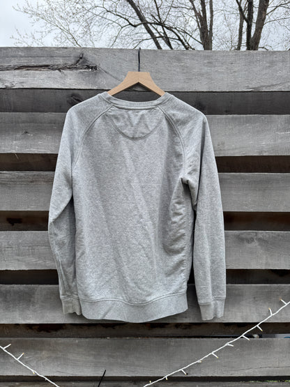 Grey Sweatshirt with "Make Art" print (size l)