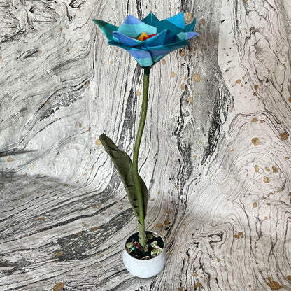 Standing Flower - Blue