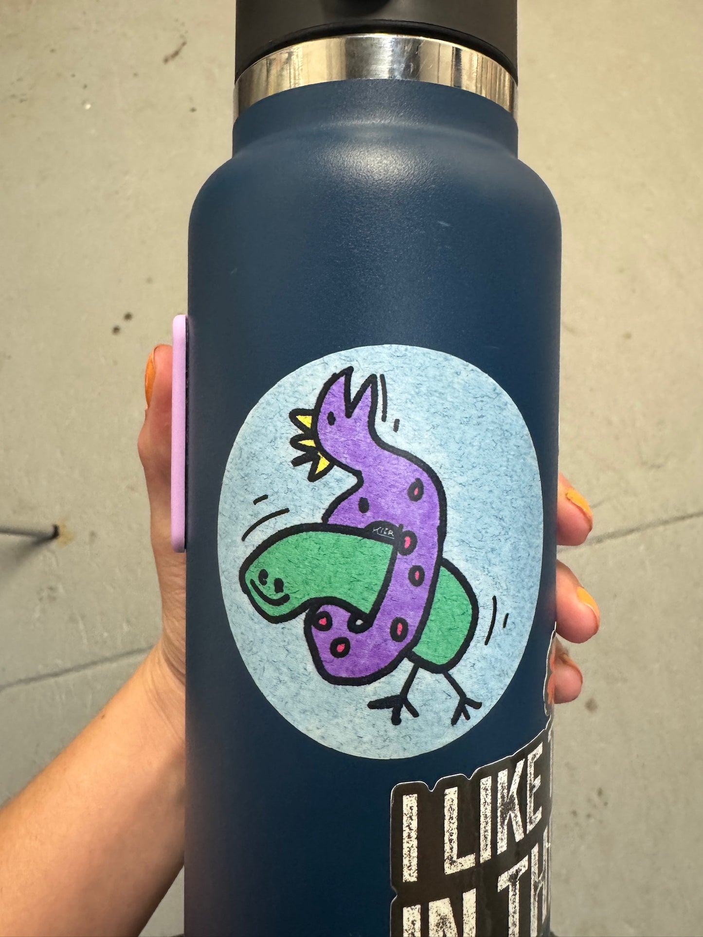 Floaty Sticker