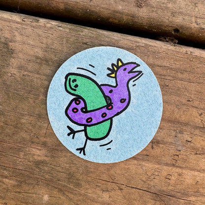 Floaty Sticker