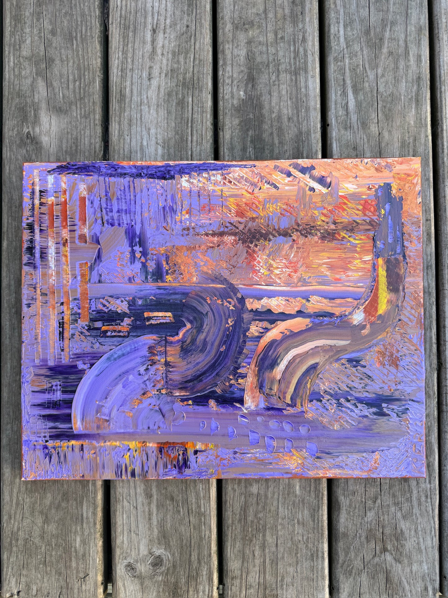 Untitled (Orange & Purple)