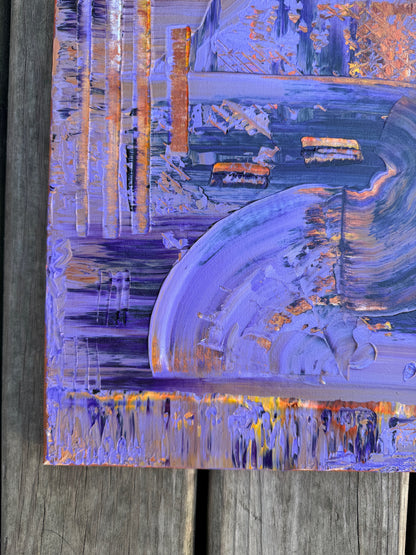 Untitled (Orange & Purple)