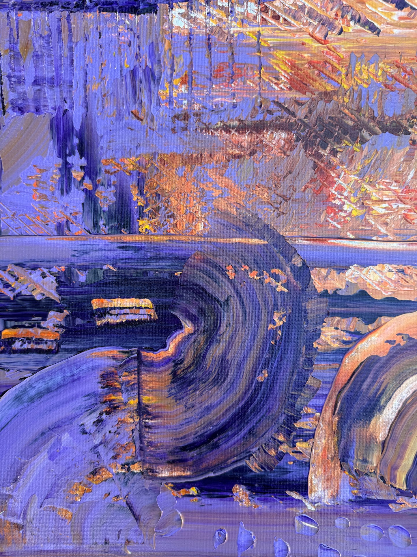 Untitled (Orange & Purple)