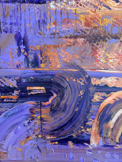 Untitled (Orange & Purple)