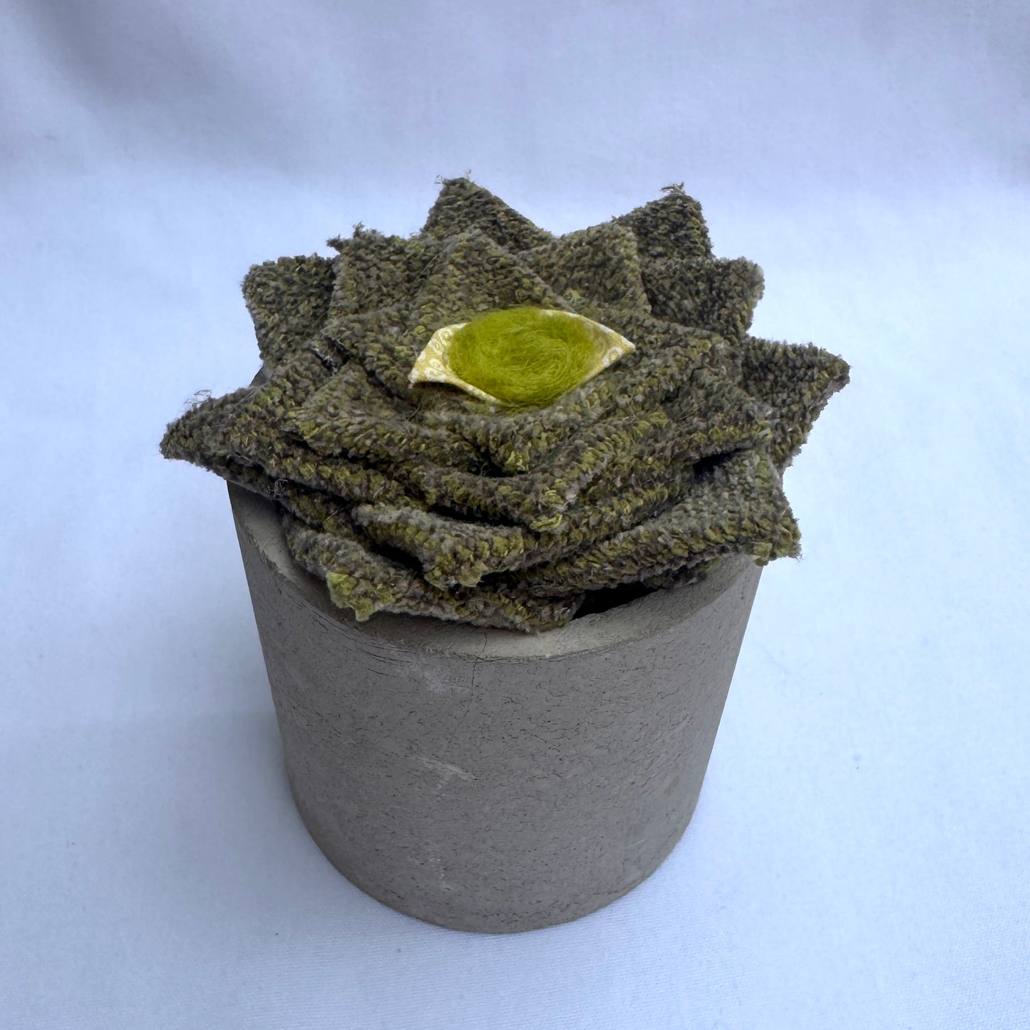 Green Plant - Grey Pot