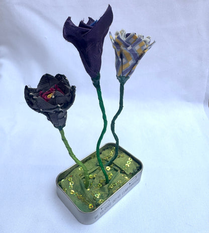 Shelf Garden - Purple Trio