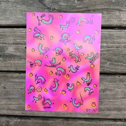 "Wiggly Joe" Print
