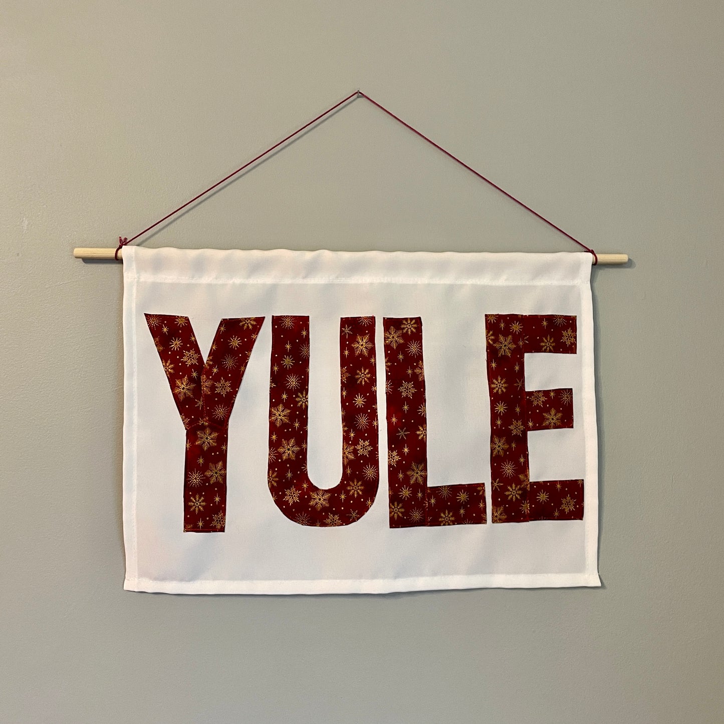 Word Banner - White Yule